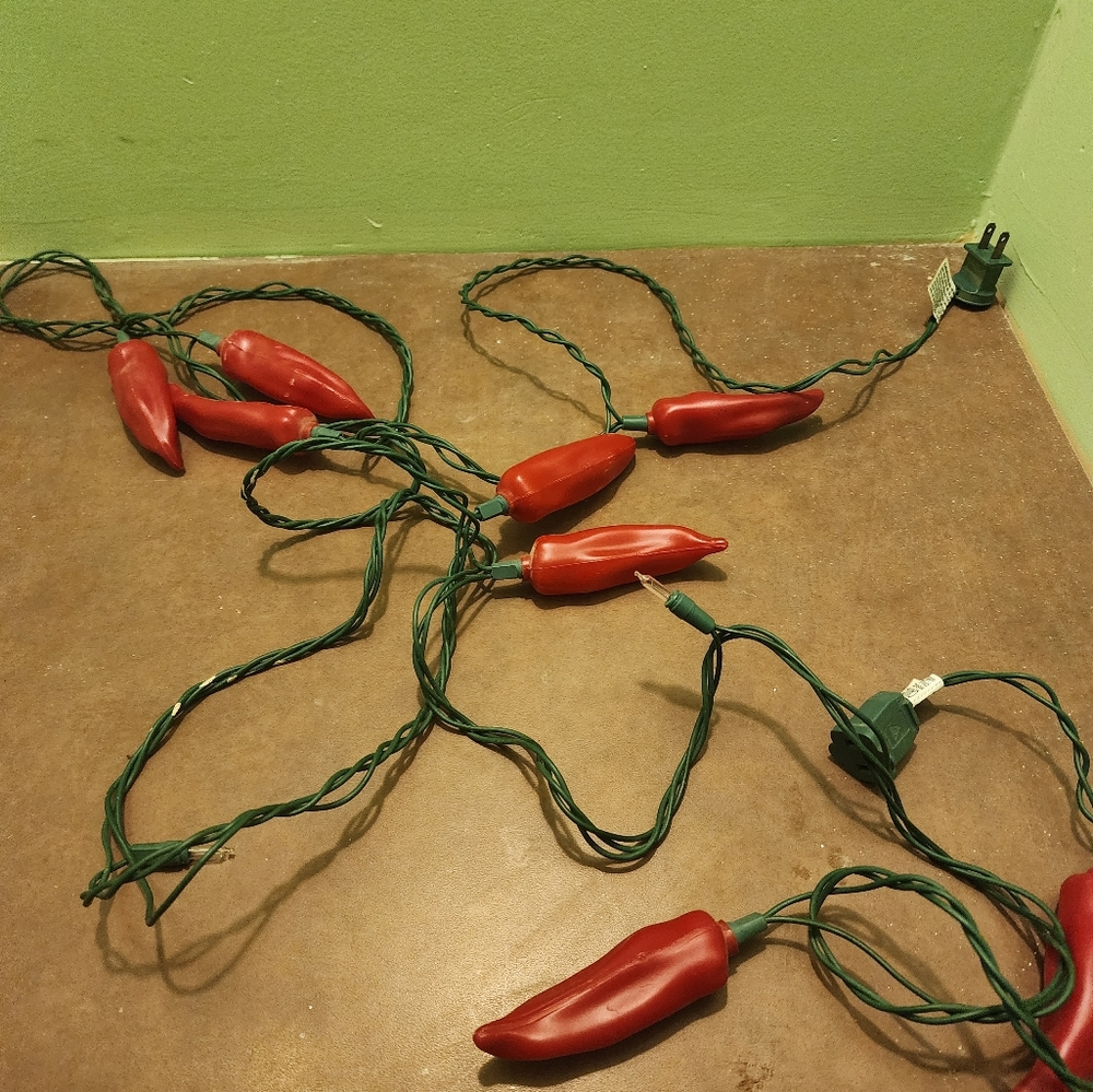 Red chilli pepper lights